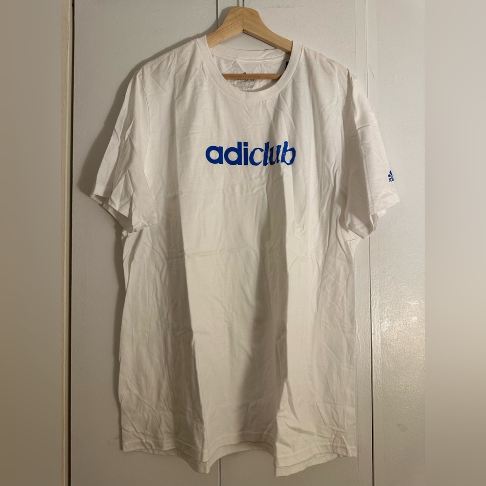 Adidas Men’s “adiclub” Icon Tee Activewear Top NWT Size 2XL